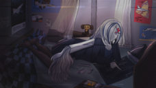 tu-144 girl room